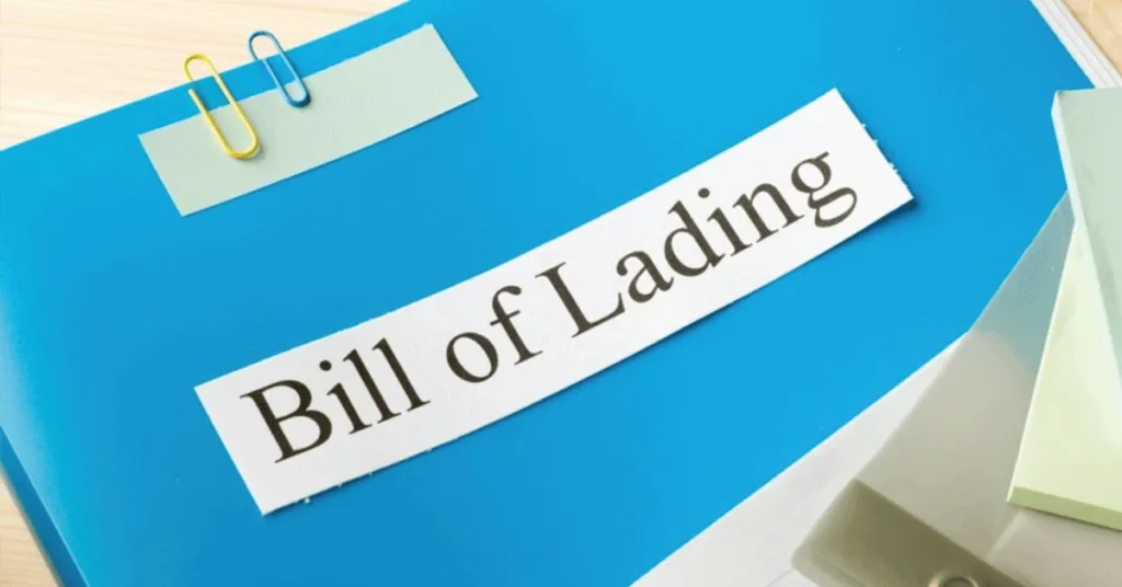 bill of lading