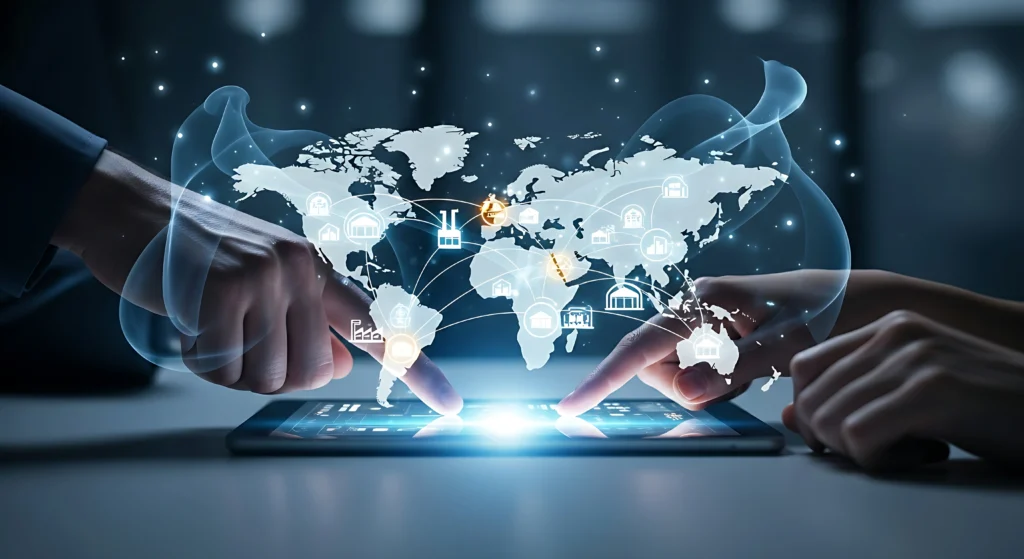 distribution management centers across the world