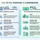 LCL vs FCL Shipping Explained: How U.S. Importers Choose the Right Ocean Freight Option