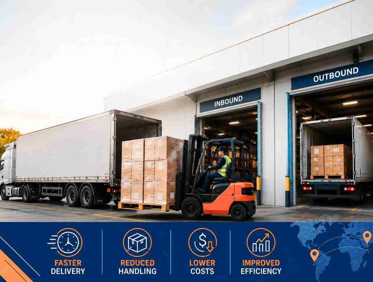 Cross docking warehouse