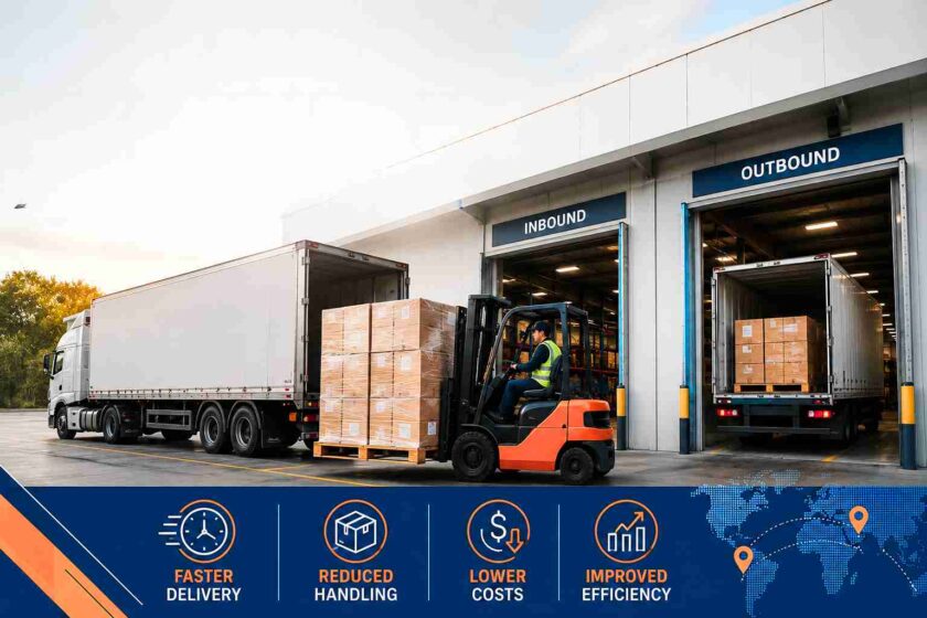 Cross docking warehouse