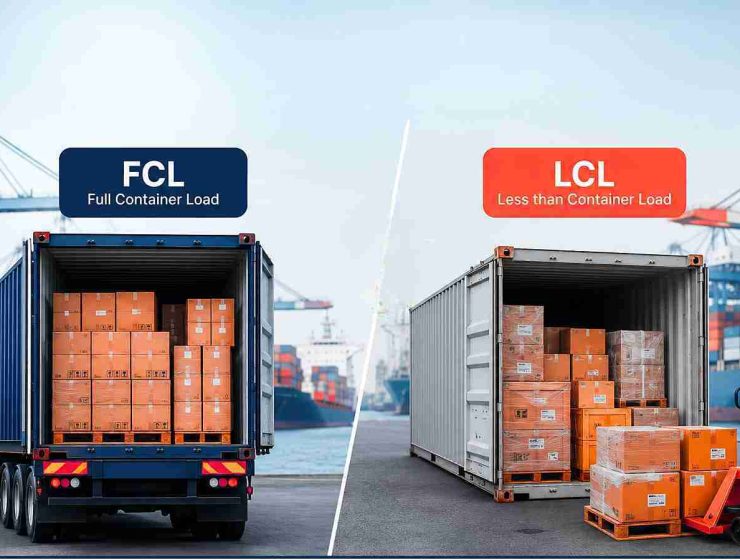 FCL vs LCL Shipping