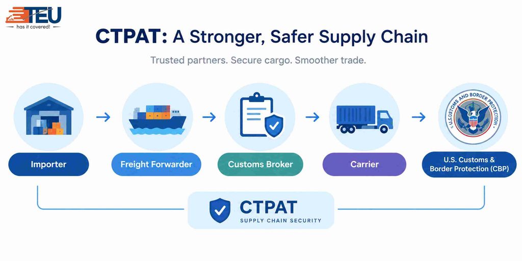 CTPAT supply chain security process for importers